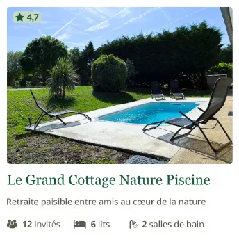 Grand Cottage bien etre Nature Tarn