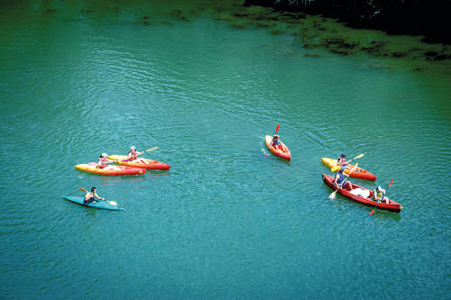 Canoë Kayac à Ambialet<br />
Photo de Pascale Walter