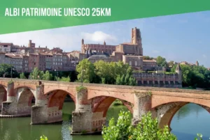 Albi patrimoine unesco a 25 km des Cottages Brens