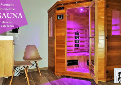 Sauna Cottage Vigne Rouge airbnb