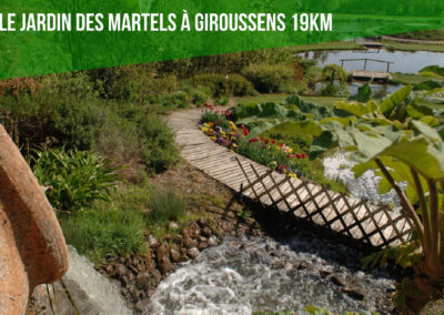 Jardin des Martels a Giroussens 19 km des Cottages Brens
