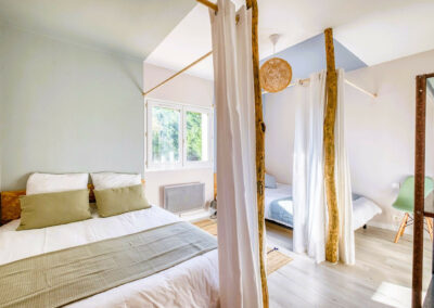 Chambre 2 lits Grand Cottage Nature Bien Etre Reservation de logements Airbnb