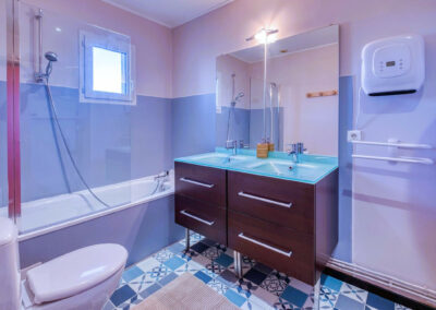 Salle de bain Grand Cottage Nature Bien Etre Hebergement vacances Airbnb