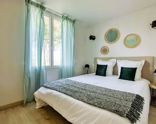 Cottage-Nature-Primeur-Presentation-4 Chambre lit double Cottage Primeur logement airbnb Tarn