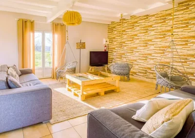 Salon Grand Cottage Nature Bien Etre location vacances booking