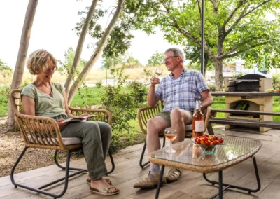 Apero Terrasse Cottage Primeur location airbnb