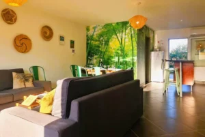 Living room Gite Nature Bien Etre Holiday accommodation Tarn