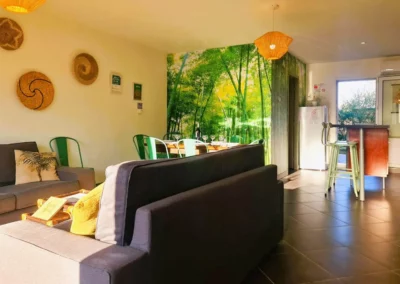 Living room Gite Nature Bien Etre Holiday accommodation Tarn