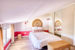 Queen size room Gite Nature Bien Etre cheap Vacation Tarn