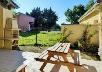 Garden furniture outdoor terrace Gite Gaillac
