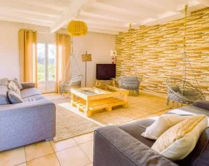 Salon Grand Cottage Nature Bien Etre location vacances booking