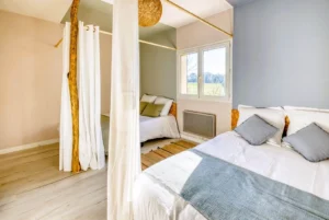 Room 2 beds Grand Cottage Nature Bien Etre sejours vacances campagne