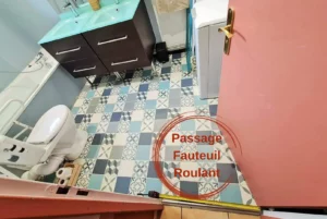 Wheelchair access to toilet Grand Cottage Nature Bien Etre airbnb rental