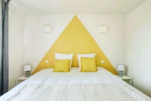 Double bed room Cottage Primeur nature holiday Tarn