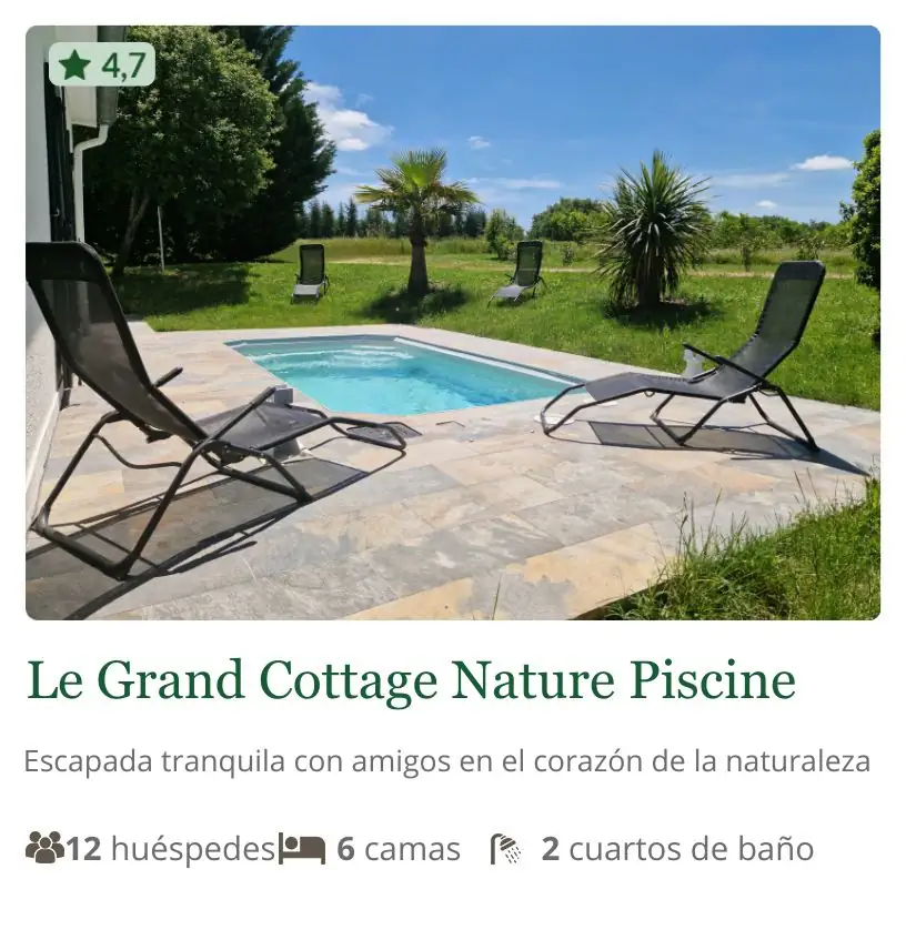 Grand Cottage bien etre Nature Tarn