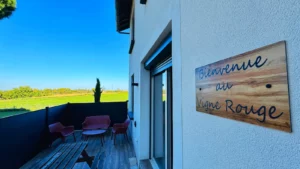 entree vigne rouge gite tarn