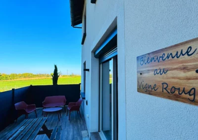 entree vigne rouge gite tarn