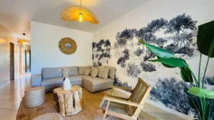 salon 2 bohème gite tarn