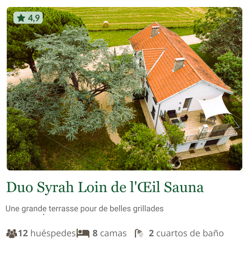 Cottage Duo Syrah et Loin de l'oeil tarn