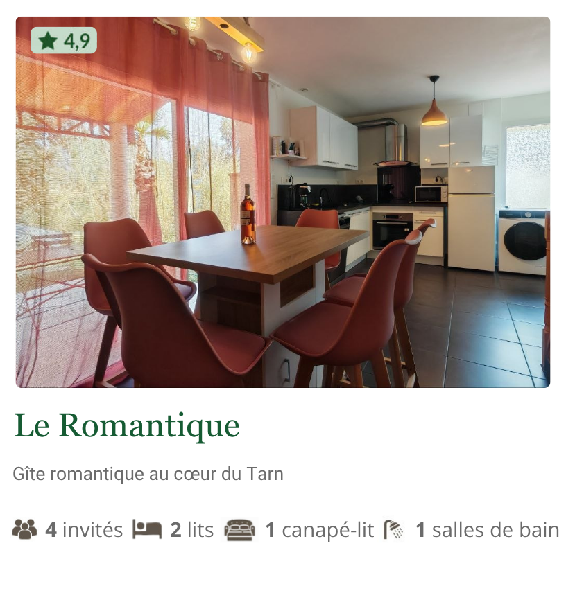 FR - Le Romantique safari gite tarn